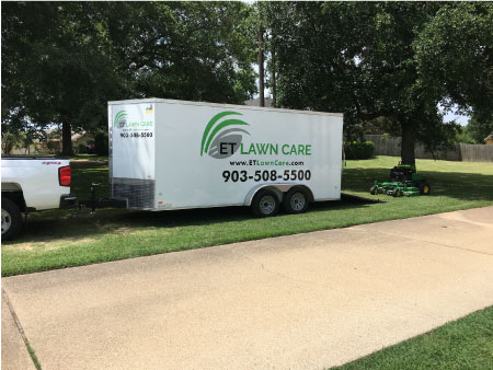 et_lawn_care_trailer_in_Bullard_tx_area