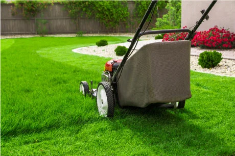 Home in Bullard, TX with professional lawn mowing services.