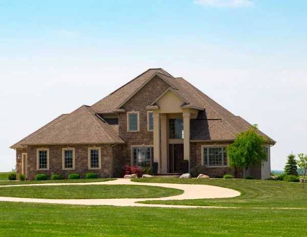 Home in Bullard, TX with professional lawn services.